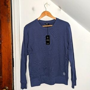 allbirds Women's Hazy Indigo R&R Pima Cotton Blend Sweatshirt NEW Size L